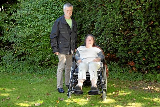 Danske handicaporganisationer, DH, havde arbejdsmøde i Brovst i begyndelsen af året. Her fortalte Bruno Rey, som her ses med sin kone Bente om, hvordan det er at have alvorlig sygdom inde på livet. Privatfoto