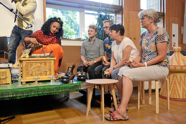 Den 18. januar 2018 slår Krisekøkkenet dørene op i Folkekirkens Hus, serverer italienske lækkerier og sætter biodiversitet på menuen. Billedet herer fra et tidligere arrangement, hvor Eritrea blev fejret i huset. Privatfoto