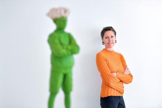 Kunst og kultur fylder meget i Lene Kirks liv - selvfølgelig også galleriet i Danmarksgade. Foto: Claus Søndberg <i>Claus Søndberg</i>