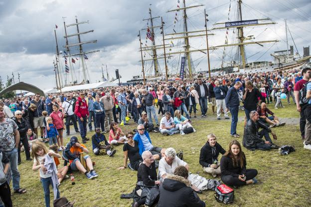 Folkefesten på kajen er en stor del af Tall Ships Races - i år er der for eksempel 70 koncerter. Arkivfoto: Laura Guldhammer <i>Foto: Laura Thomsen</i>