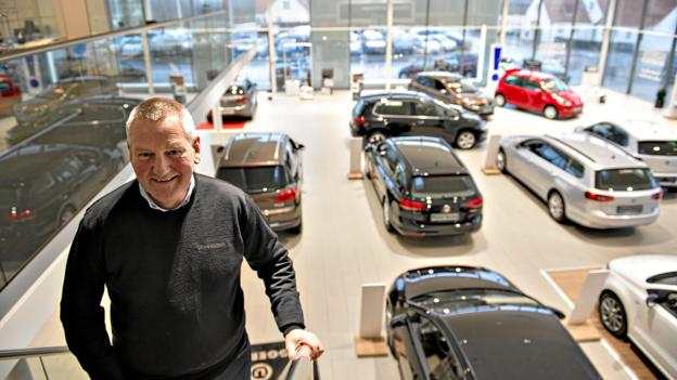 Sten Uggerhøj, direktør og medejer af Uggerhøj, en af landets største bilforhandlere med afdelinger i flere nordjyske byer.