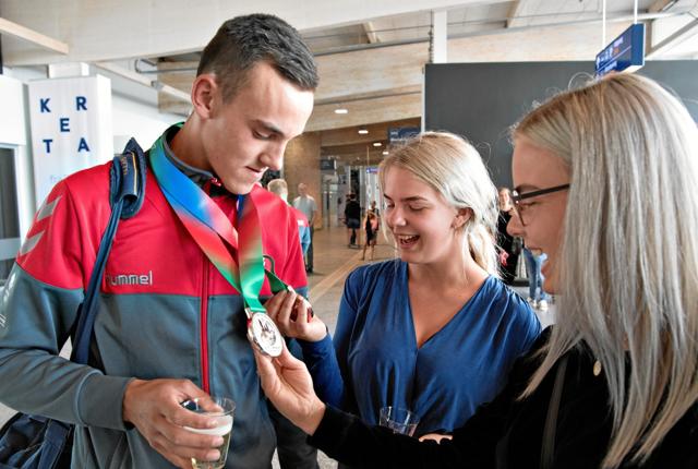 I 2017 vendte Emil Kjeldgaard Petersen hjem med en medalje fra junior-EM. Arkivfoto: Kurt Bering