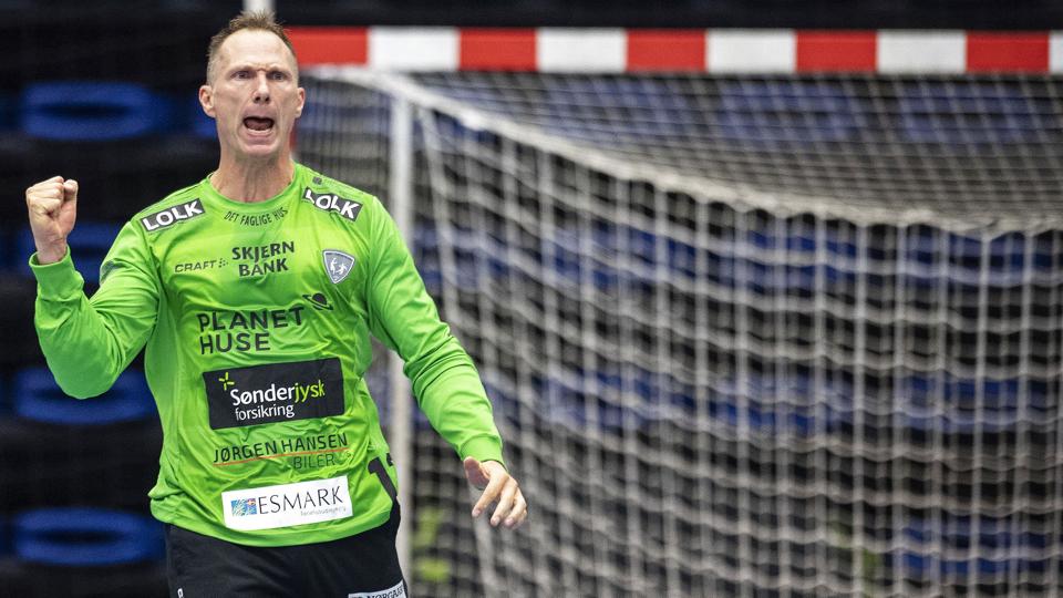 Søren Rasmussen - her for Ribe Esbjerg - skal fremover stå for talenttræning af danske keepere. (Arkivfoto). <i>John Randeris/Ritzau Scanpix</i>
