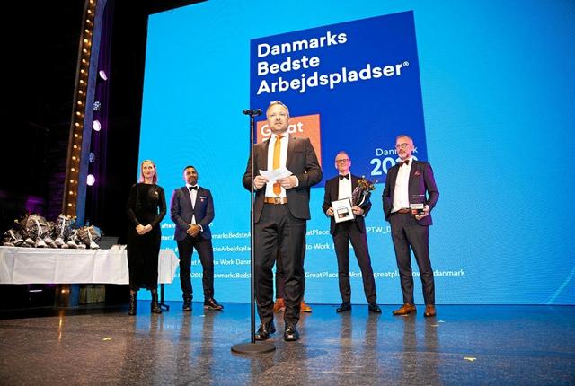 Jeg er stolt over anerkendelsen for indsatsen over for vore unge medarbejdere, sagde Søren V. Pedersen