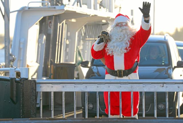 Julemanden kommer 8. december til Hals. Foto: Allan Mortensen