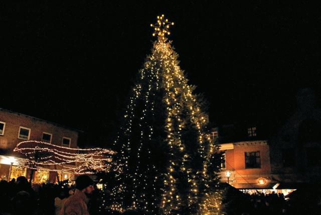 Juletræet med sin pynt.......!!! Foto: Hans B. Henriksen