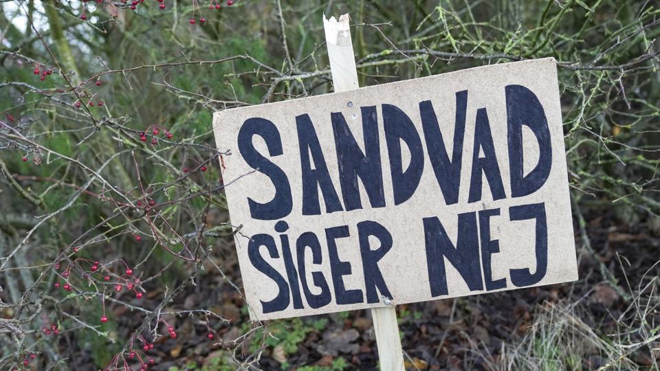 Beslutningen om at placere en gruppe udlændinge uden lovligt ophold i Danmark i landsbyen Sandvad ved Vejle vakte lokal modstand. Nu skal gruppen af udlændinge i stedet placeres i Nordjylland. (Arkivfoto). <i>Claus Fisker/Ritzau Scanpix</i>