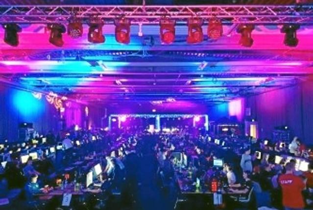 Der er 576 gamere som den anden weekend i det nye år er med i messecentret i Aars til The Party Next Generation. Arkivfoto