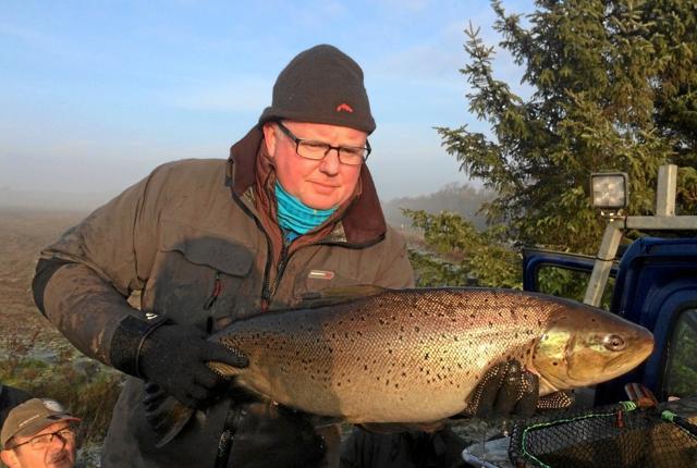16. november har man mulighed for at oplev elsfiskeri i Ryå, der er et led i at sikre en sund bestand af ørreder. Privatfoto