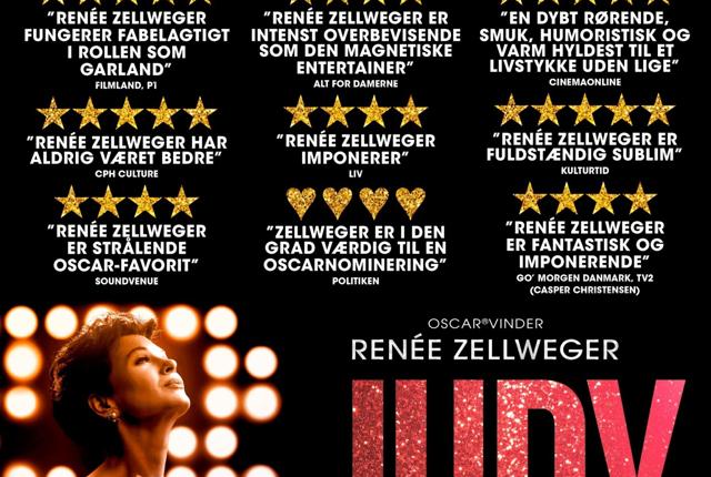 Filmen Judy spiller 13.
og 20. november klokken 19.00 og i Dagkino
15. november klokken 10.00.  PR foto