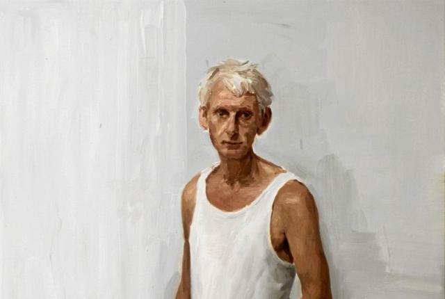 Kunstmaler Peter Martensens portræt af Pontus Kjerrman er med på Kunstetagernes nye udstilling. Foto: Henrik Petit