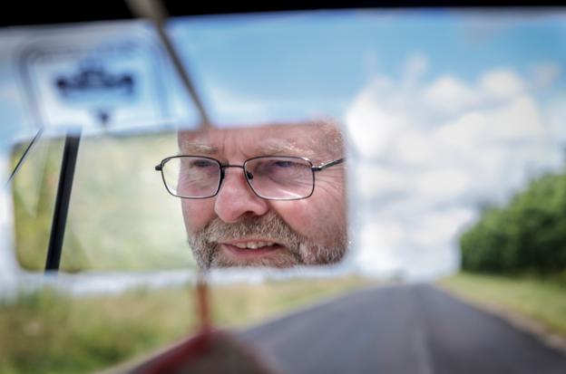 Henrik Bygholm bor i Aalestrup, og har bl.a. en BMW Isetta.