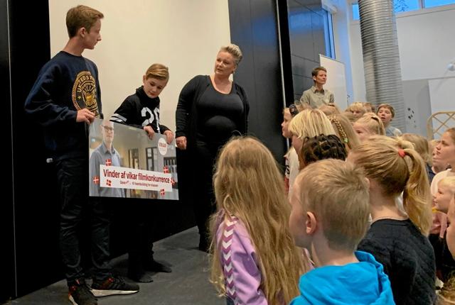Der var stor jubel onsdag morgen, da elever fra 3. og 7. klasserne på Ålbæk Skole og Bangsbostrand Skole blev kåret som vindere af filmkonkurrencen Den bedste vikartime