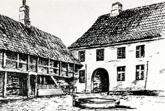 Tirsdag og torsdag i efterårsferien kan man komme med på byvandringer i Hobro, hvor blandt andet historien om de to ødelæggende bybrande i hhv. 1812 og 1813 fortælles. Foto: Nordjyllands Historiske Museum.