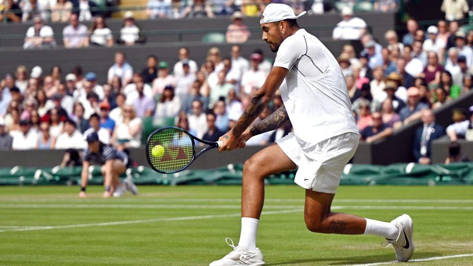 Nick Kyrgios er i sin første grand slam-semifinale i karrieren. <i>Glyn Kirk/Ritzau Scanpix</i>