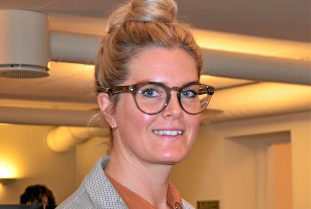 Karen Valsted Larsen, ny privatkunderådgiver i Jutlander Bank i ?Arden Foto: Jesper Bøss