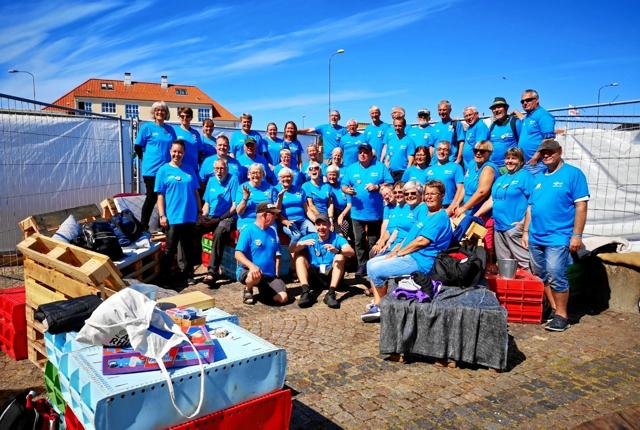 Hold tre på Havnescenen er nogle af de 650 frivillige til Skagen Festival, som nu inviterer flere til at give en hånd med.