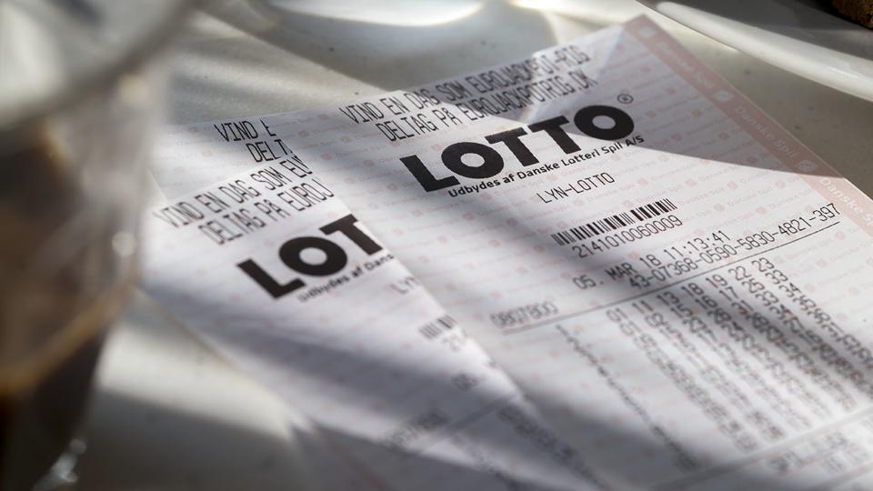 En nordjyde blev millionær ved at spille lotto. Kuponen er spillet på Læsø. <i>Arkivfoto: Danske Spil</i>