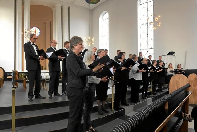 Jysk Akademisk Kor - giver lørdag 5. oktober koncert i Hobro Kirke.  Privatfoto