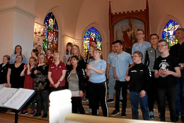 Onsdag aften 25. september er der jubilæumskoncert i Løgstør kirke, hvor Limfjordsskolens kor vil synge, og elever vil optræde med andre musikalske indslag. Privatfoto