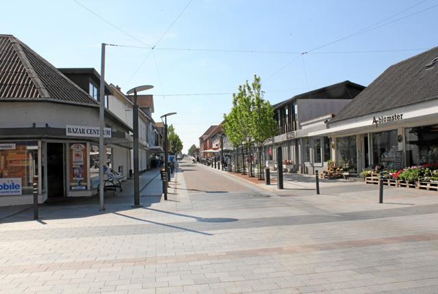 Jernbanegade, Brovst. Foto: Jammerbugt Kommune