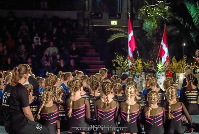 Publikummer og gymnaster talte i alt omkring 1.000 i Arena Nord i søndags til FG90’s traditionsrige forårsopvisning.Fotos: Nikolaj Boel Jensen