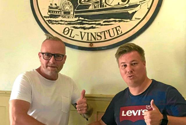Christian Winther Borup og Flemming Hammer har indgået aftale om musik til tre arrangementer - DJ Hammer giver den gas på Færgekroen 12. oktober, 9. november og 21. december. Privatfoto