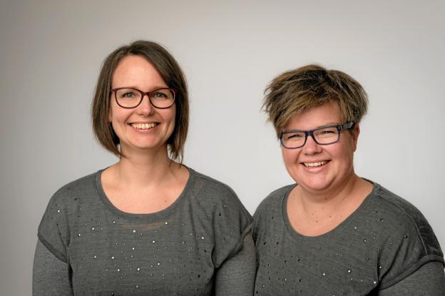 Kirsten Basballe (tv) driver sammen med sin søster Helle Basballe en klinik med kranio Sekral terapi.