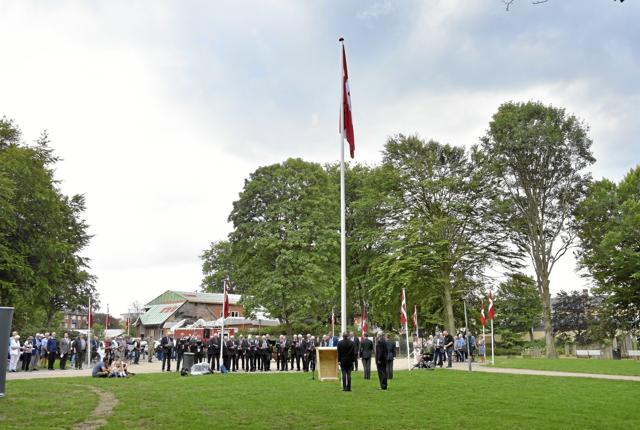 Sidste år var første gang, der var flagdag i Brønderslev.  Arkivfoto: Bente Poder