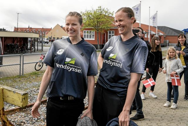 Kamilla Rytter Juhl samt Christinna Pedersen er klar til de første kampe for VEB