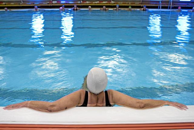 Svømning er godt også for pensionister.
Arkivfoto: Martin Damgård