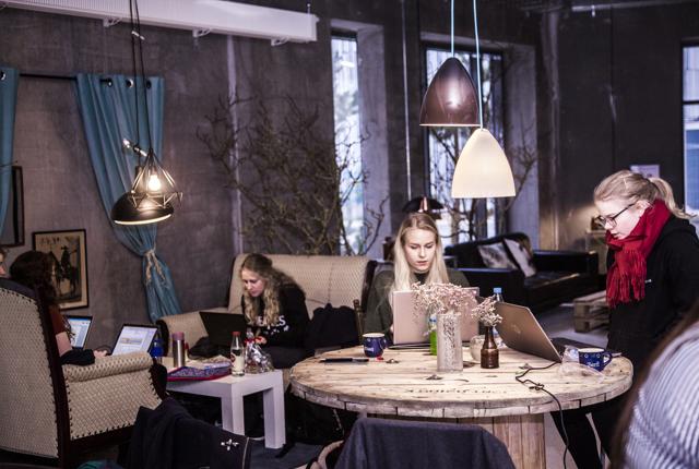 Studie:rummet på Østre Havn er allerede blevet et samlingssted for byens studerende. Foto: Maria Ellermann