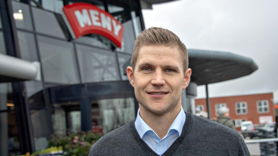 Butikschef i Meny på Frederikshavnsvej i Hjørring forstår ikke, at det nu er lykkedes at finde et smuthul, der baner vej for Bilka. Arkivfoto Kurt Bering