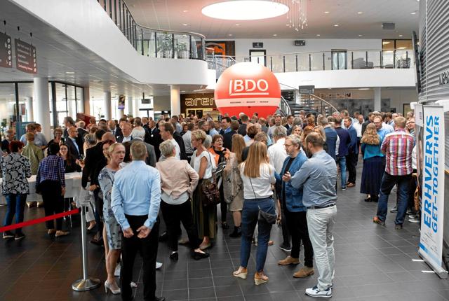 250 erhvervsledere mødtes i Arena Nord. Foto: Octomedia