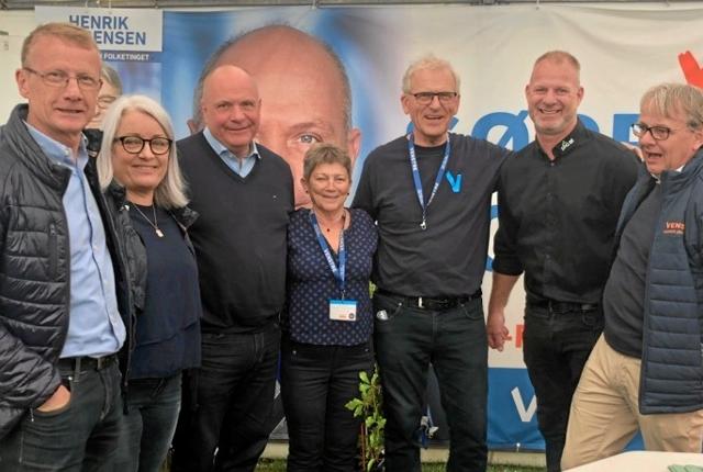 Billedet er fra da Venstre sidst havde besøg af Søren Gade i forbindelse med Fjerritslev Dyreskue i 2019. Privatfoto