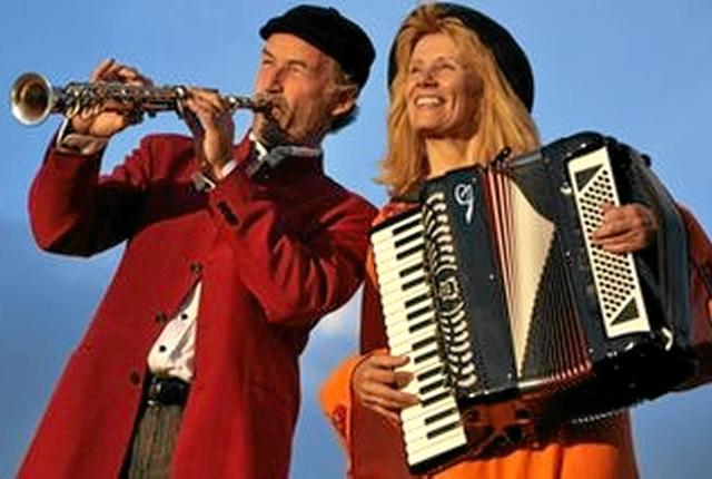 Den populære ”Klezmerduo” giver koncert i Dokkedal kirke fredag den 16. august klokken 19.30.?Privatfoto