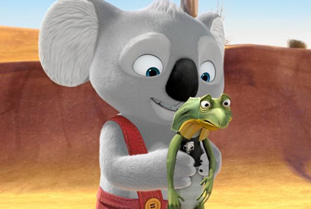 Koala-bjørnen Blinky Bill og det nervøse firben Jacko kan man møde i filmen Blinky bill på Eventyr søndag eftermiddag. Foto: Hans Jørgen Callesen