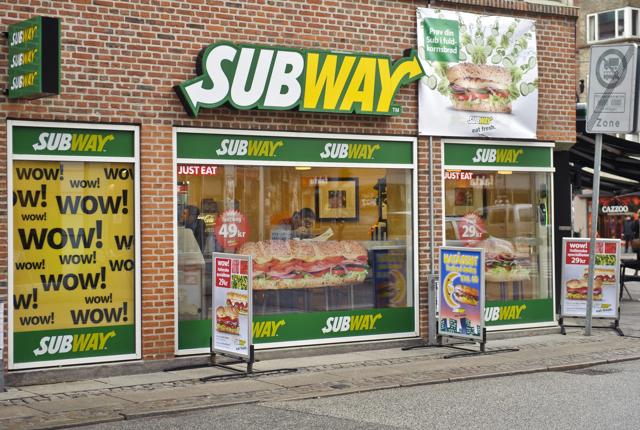 Subway fejrer fødselsdag med billige sandwich. Arkivfoto: Martin Damgård