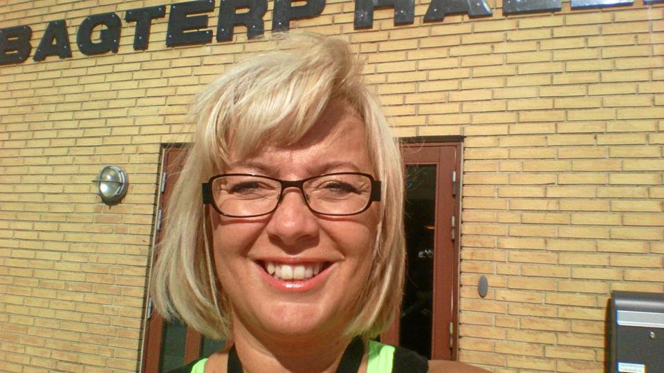 Gymnastikinstruktør Mette Brath glæder sig over, at frivillige nu kan åbne cafeteriet i Park Vendia.   <i>Privatfoto</i>