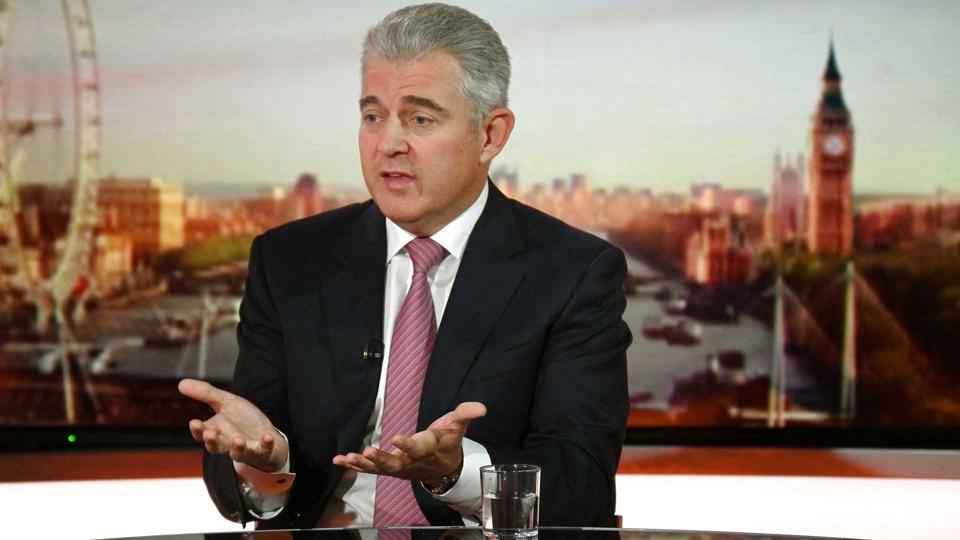 Brandon Lewis er den seneste i en lang række af ministre, der har trukket sig i protest mod premierminister Boris Johnson. (Arkivfoto). <i>Handout/Reuters</i>