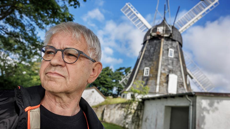 Niels Rasmussen er en af de beboere i området, der er parat til at kæmpe for at bevare Vester Mariendal Mølle. <i>Foto: Martin Damgård</i>