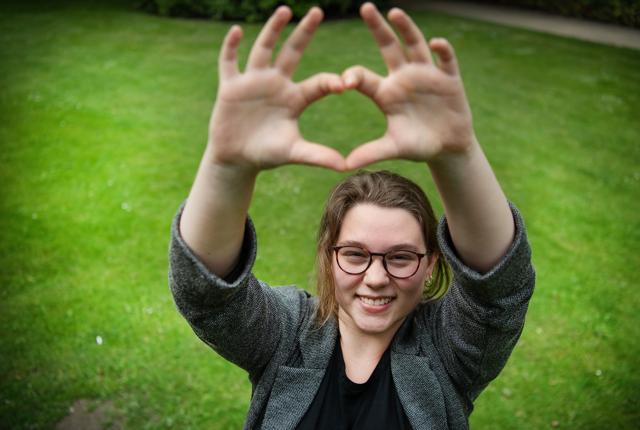 Sofia Heidelbach er vild med at være frivillig på Grøn. Foto: Hans Ravn