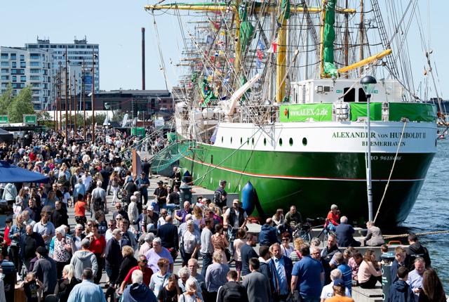 Fraværet af skibe vækker ikke bekymring hos eventchef Søren Thorst, selvom der alligevel kommer til at mangle over 300 matroser i bybilledet. Foto: Henrik Bo