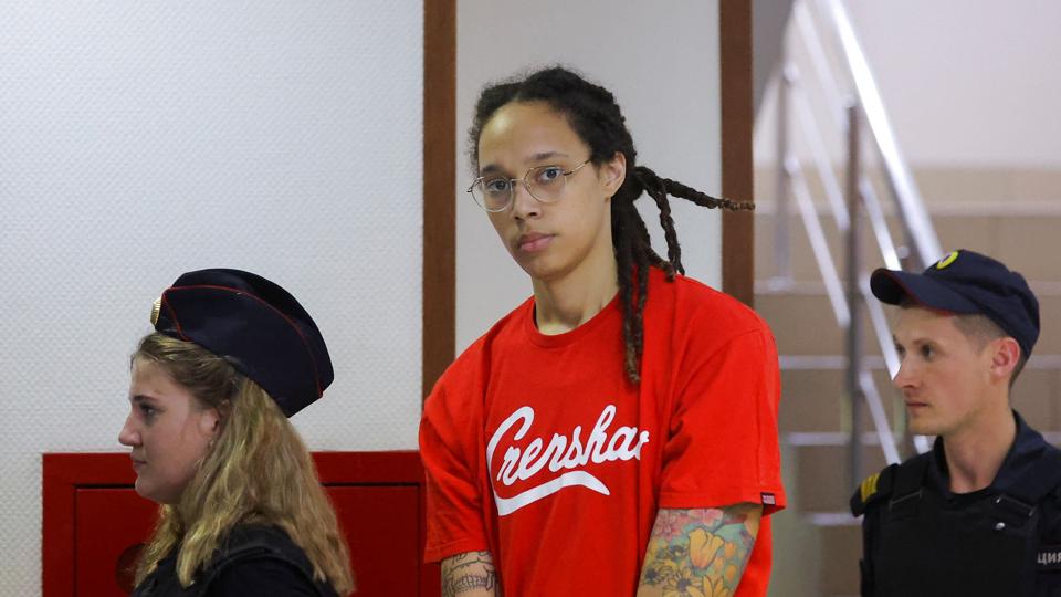 Brittney Griner har været tilbageholdt i Rusland siden februar. <i>Evgenia Novozhenina/Reuters</i>