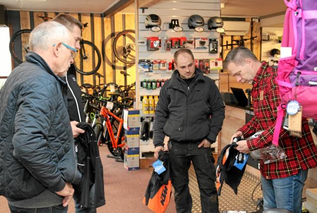 Leverandører viste deres produkter hos Pandrup Cykler. Foto: Flemming Dahl Jensen