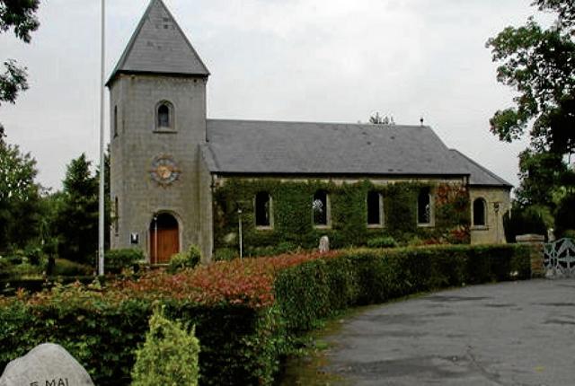 Koncerten foregår i Langeslund Kirke. Arkivfoto