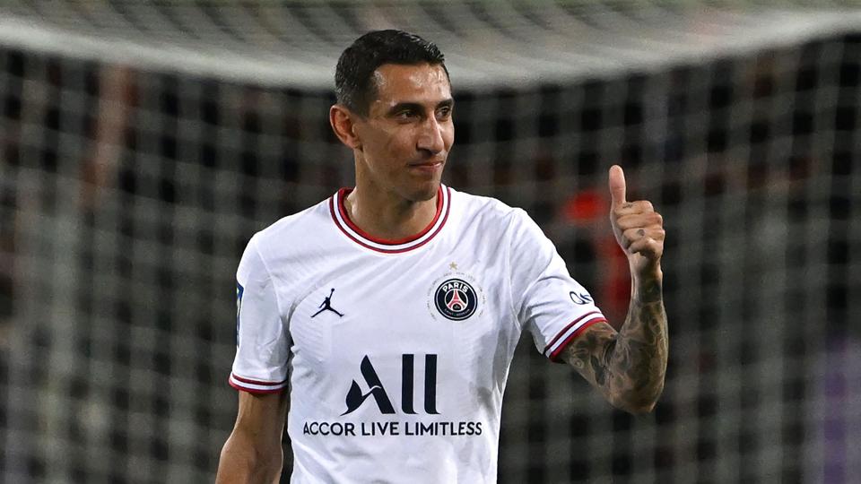 Angel Di Maria forventes efter syv år hos Paris Saint-Germain at indgå en etårig aftale med Juventus fredag. (Arkivfoto). <i>Pascal Guyot/Ritzau Scanpix</i>