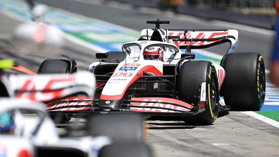 Kevin Magnussen satte sjettehurtigste omgangstid i fredagens træning i Østrig. <i>Jure Makovec/Ritzau Scanpix</i>