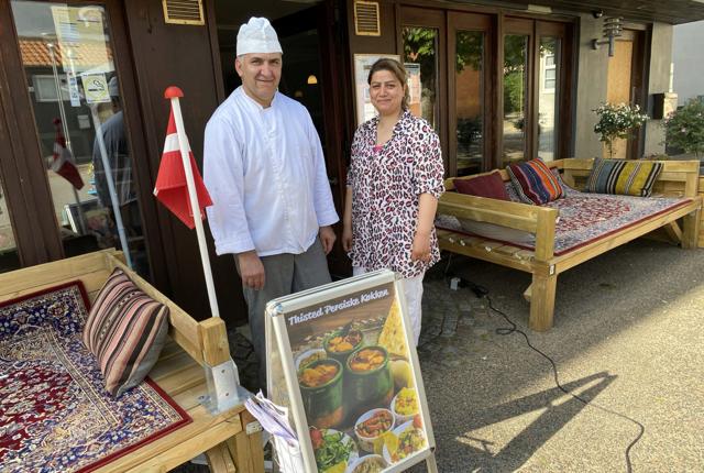 I et år har Maryam Dehnavi og hendes mand Morad Pashaei drevet Det Persiske Køkken på Nørretorv 4 i Thisted. Foto: Carsten Hougaard