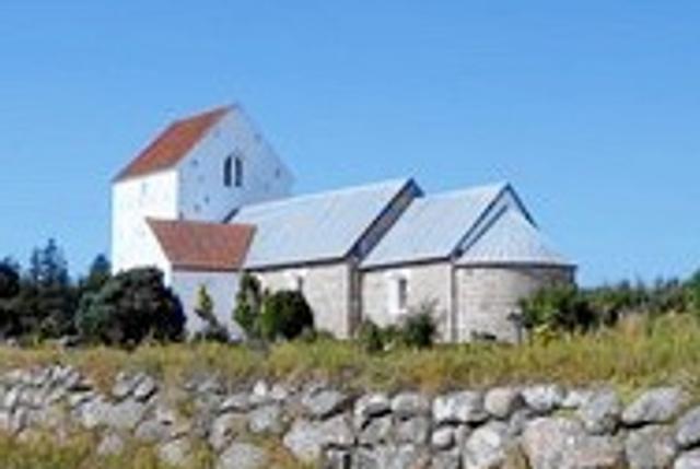 Hune Kirke. Arkivfoto